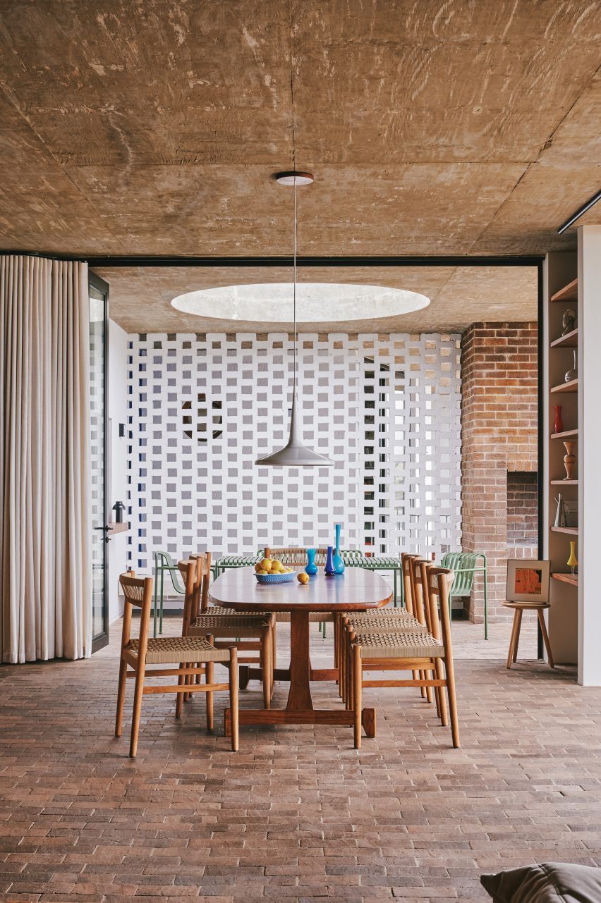 Interior of Yvette van Zyl's self-designed home in South Africa