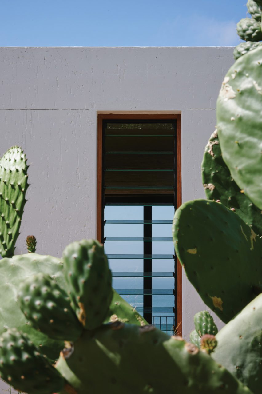 Exterior of Yvette van Zyl's self-designed home in South Africa