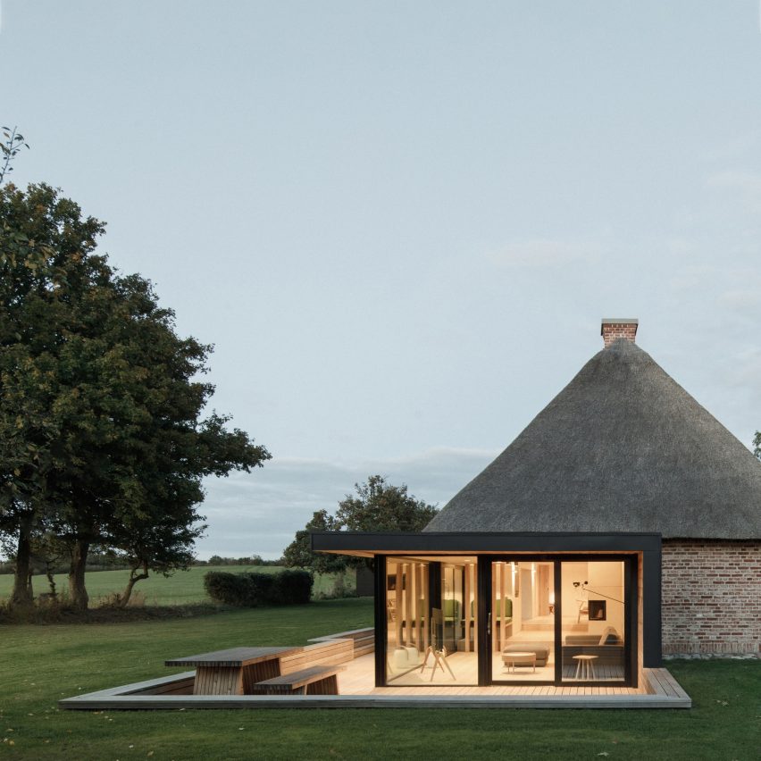Nieby Crofters Cottage in Niesgrau, Germany, by Jan Henrik Jansen and Marshall Blecher