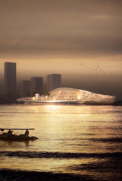 Visual of cultural building by Muda Architects in Chengdu