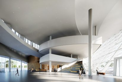 Tianfu Museum of Chinese Architecture entrance lobby