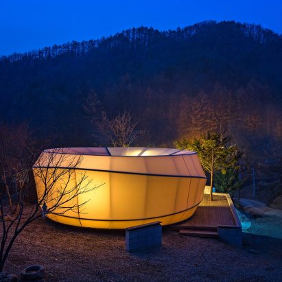 A lit up structure design by ArchiWorkshop