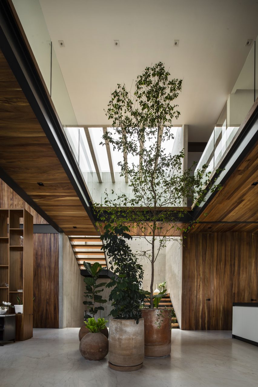 Wood and concrete finishes