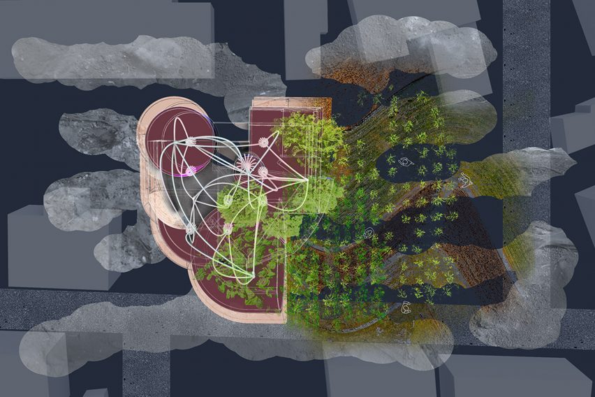 Artwork showcasing produce