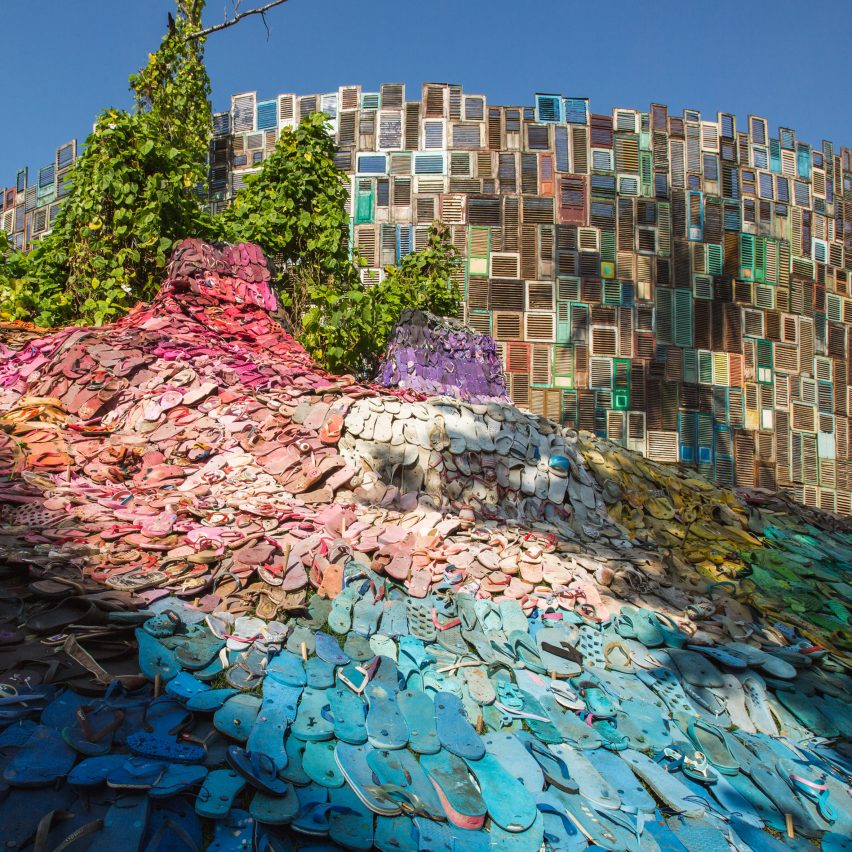 Colourful installation