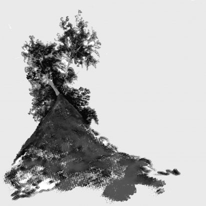 An abstract image of a tree