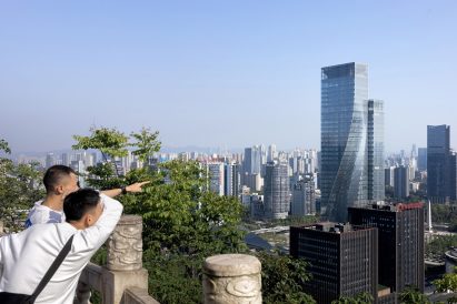 Dance of Light twisted skyscraper by Aedas in Chongqing