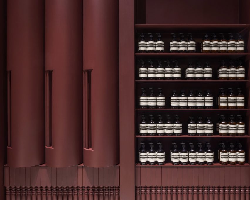 Detail of product display