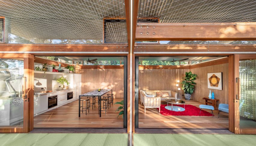 Interior of Balmy Palmy House by CplusC Architectural Workshop
