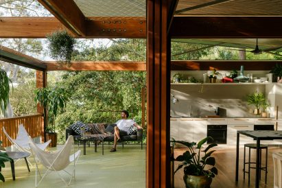 Kitchen with adjoining terrace