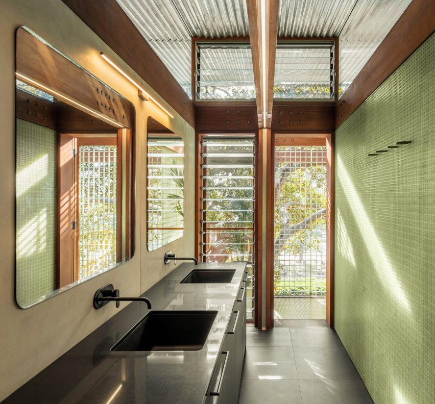 Interior of Balmy Palmy House by CplusC Architectural Workshop