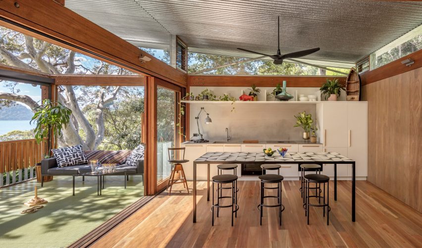 Interior of Balmy Palmy House by CplusC Architectural Workshop