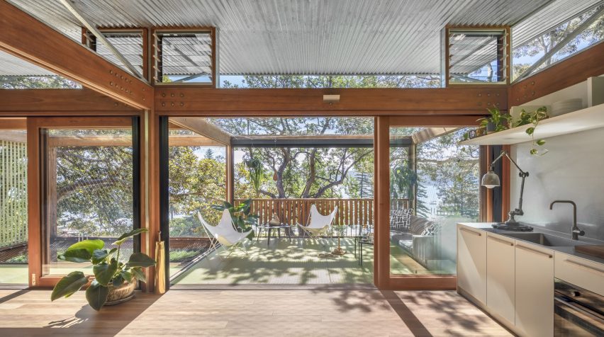 Interior of Balmy Palmy House by CplusC Architectural Workshop