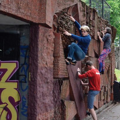 Hockley Circus Climbing Wall in Birmingham by William Mitchell
