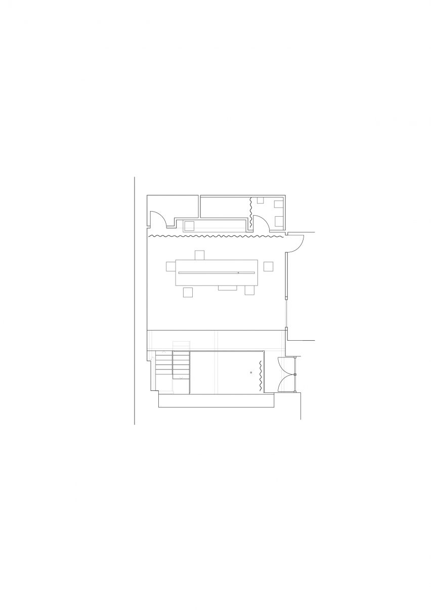 Ground floor plan of office extension in Munich by Buero Wagner