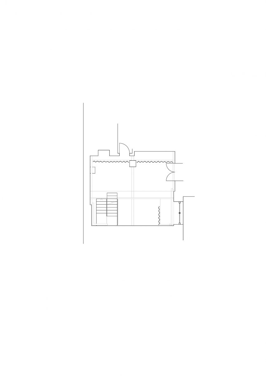 Basement floor plan of office extension in Munich by Buero Wagner