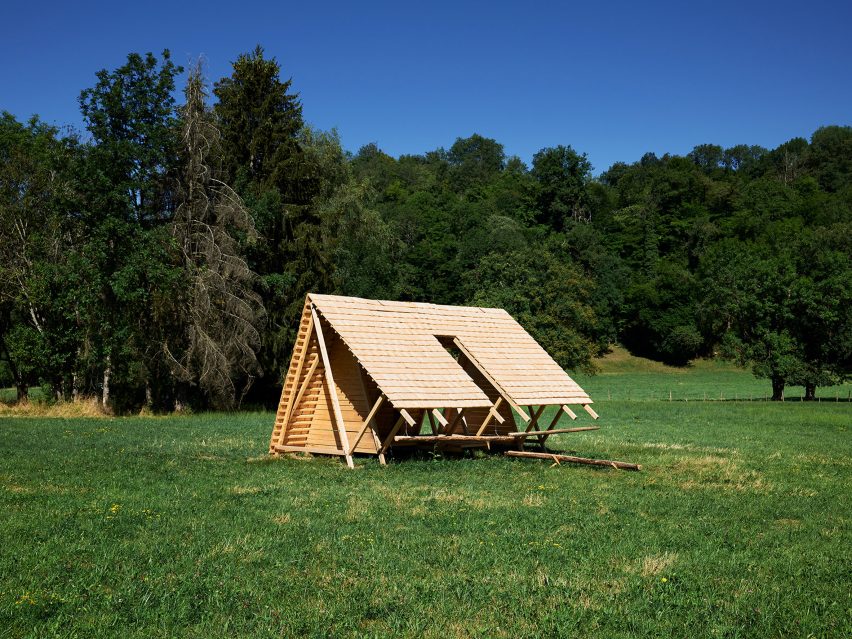 A hut at the Cabins Festival