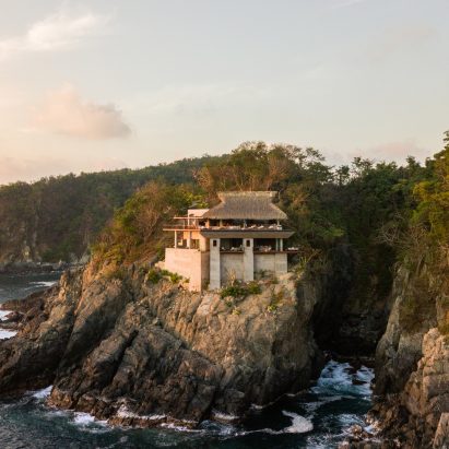 Cliffside Mexican home