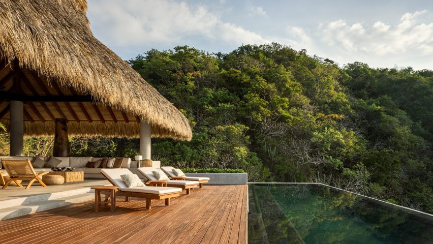 Dezeen Debate newsletter features the “perfect Airbnb hideout” on a cliff-edge in Mexico
