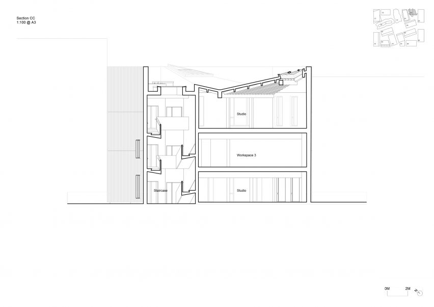 Section of D2 by Mole Architects