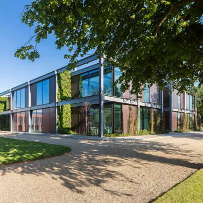 Exterior of Dyson Building by WilkinsonEyre