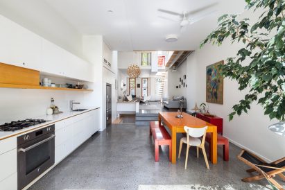 Open living area in 17 Jackson Place by Fanny and Matthew Mueller