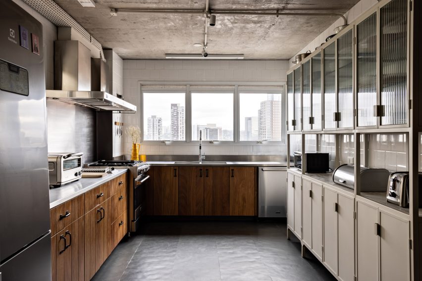 Kitchen with custom cabinets