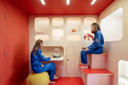 Sleeping spaces in Martian House
