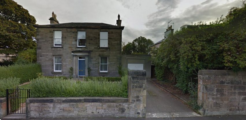 Photograph showing the property before the garage was renovated