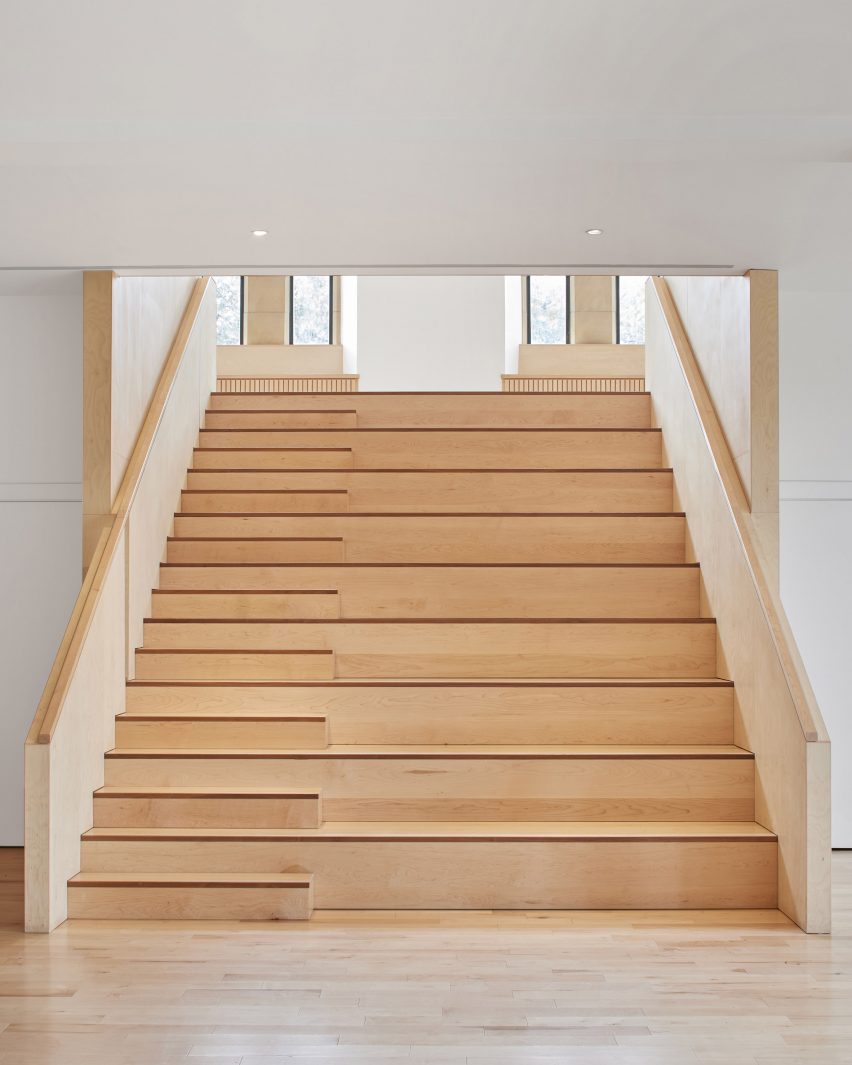 Photograph showing stairway detail