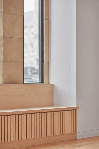 Photograph showing joinery details