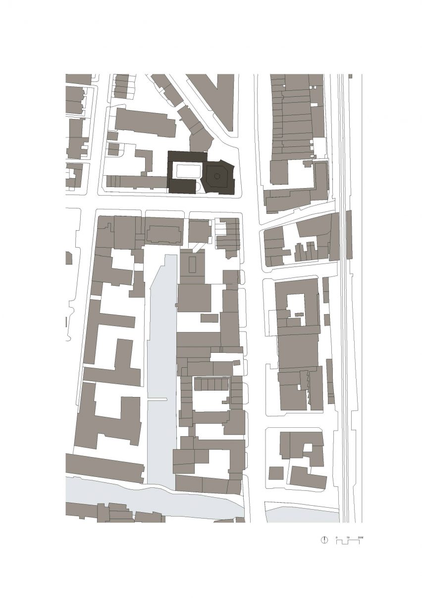 Site plan of Hackney New Primary School and 333 Kingsland Road by Henley Halebrown