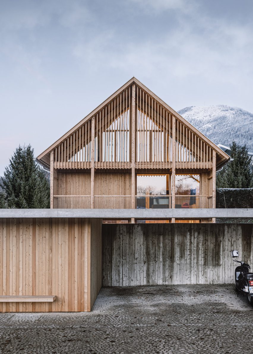 Haus L in Austria by Dunkelschwarz