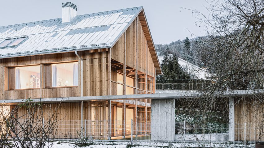 Haus L in Austria by Dunkelschwarz
