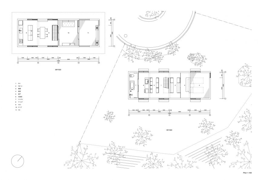 Floor plan of House of Joy by KKAA YTAA