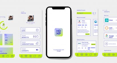 Visuals for health data collection platform