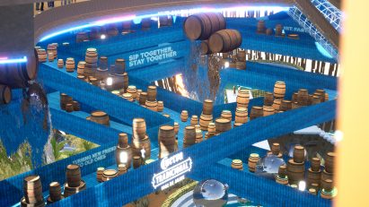 Barrel Maze in Jose Cuervo Metadistillery