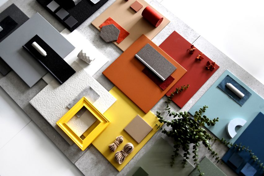 Samples of Kerastar tiles by Johnson Tiles
