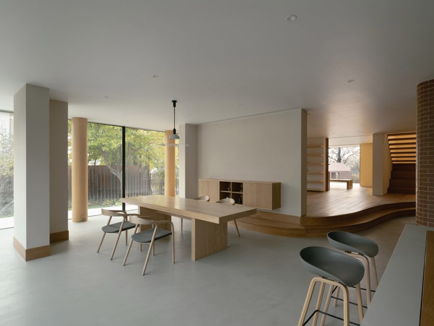 Interior of Anna Garden House by Kiki Archi in China