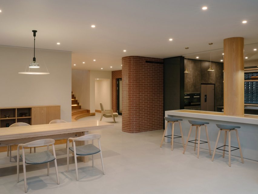 Interior of Anna Garden House by Kiki Archi in China