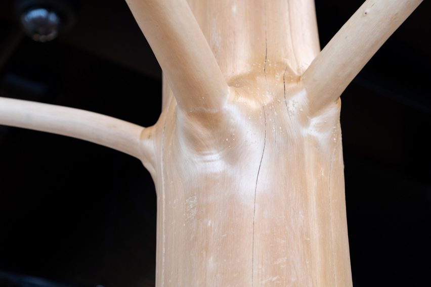 Tree used as a pillar