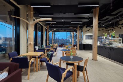 Cafe in Little Finlandia, Helsinki