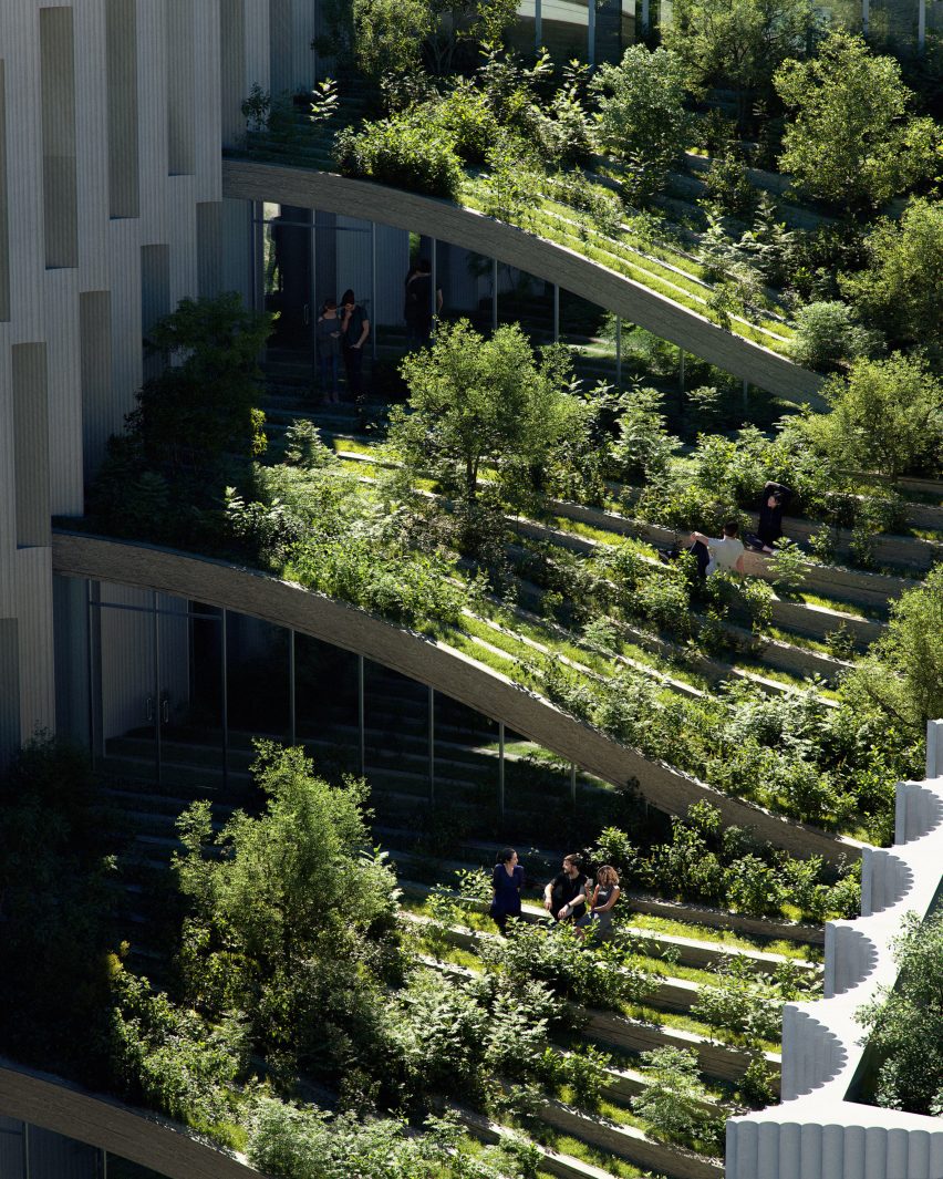 Exterior of Masterplan Esbjerg Strand by BIG