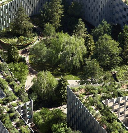 Aerial visual of Masterplan Esbjerg Strand park