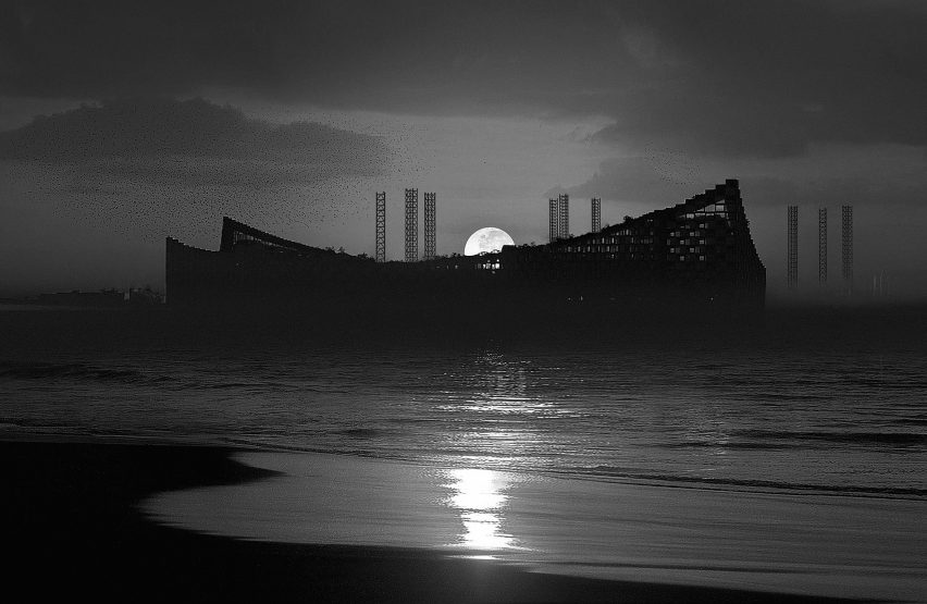 Exterior of Masterplan Esbjerg Strand by BIG