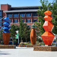 Merseyside Totemy sculptures by Alicja Biala