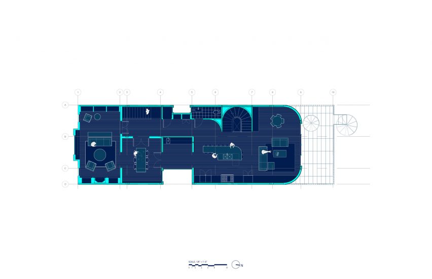 Middle floor plan