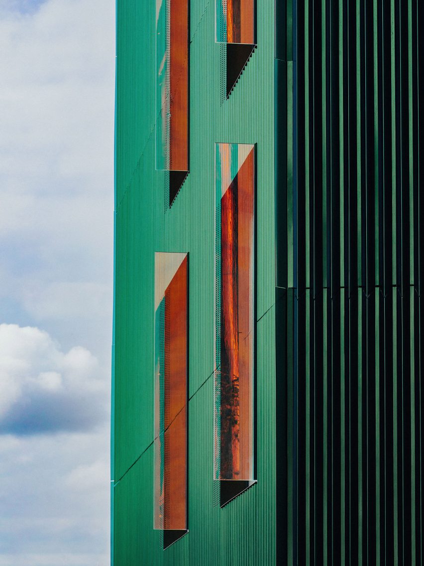 Exterior of D2 building by Mole Architects at London's Design District