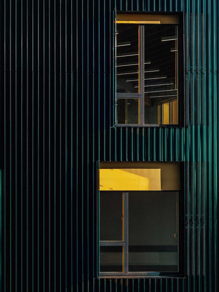 Exterior of D2 building by Mole Architects at London's Design District
