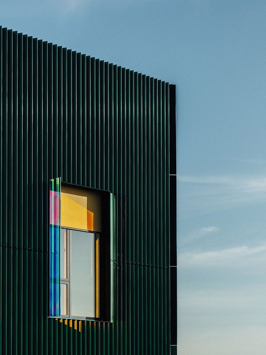 Exterior of D2 building by Mole Architects at London's Design District